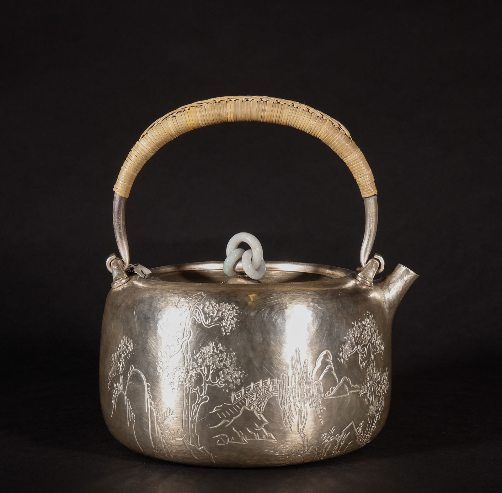Old Japanese silver teapot (1 of 6)