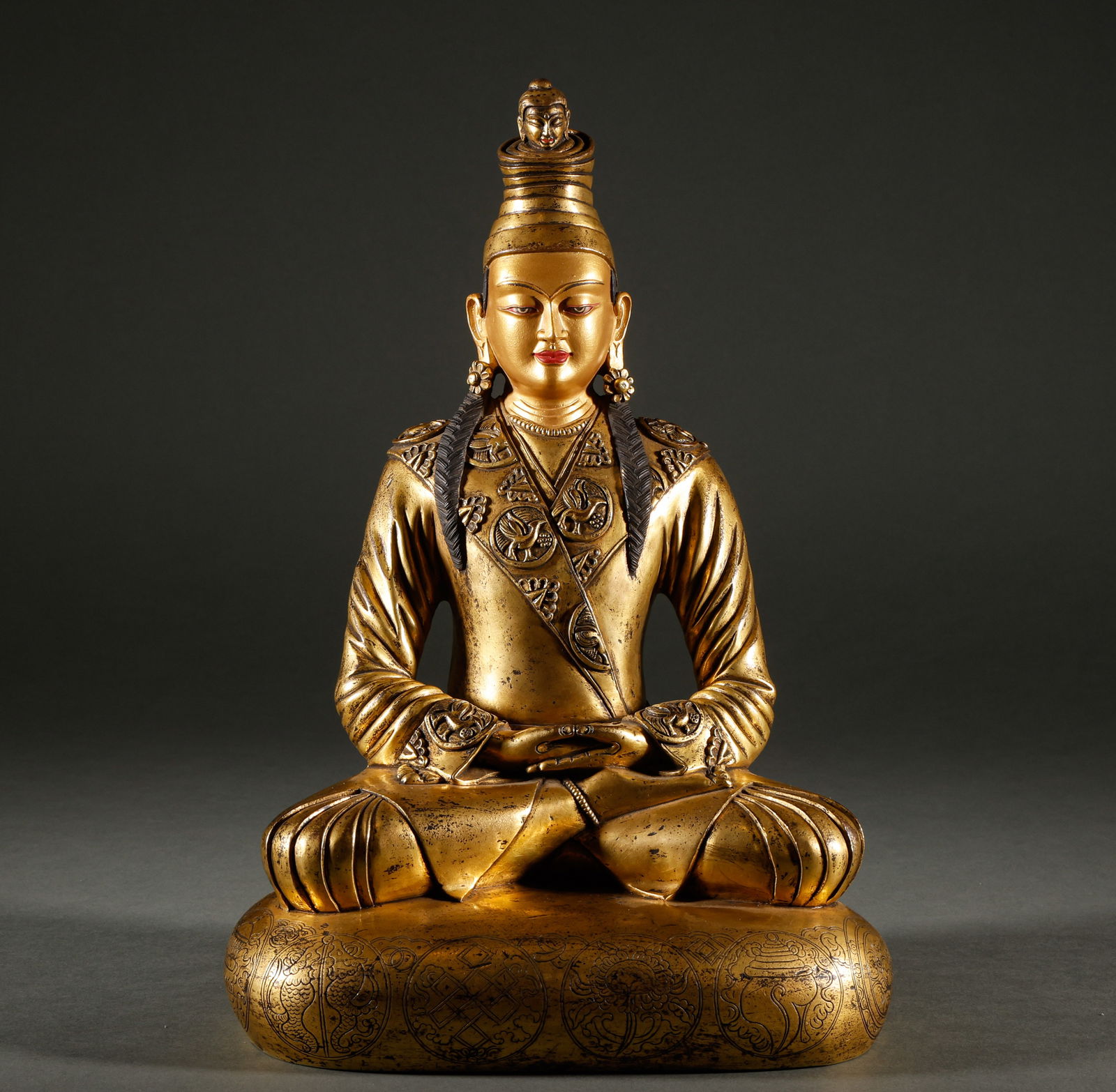 Bronze gilded Buddha statues from the Ming Dynasty (1 of 9)