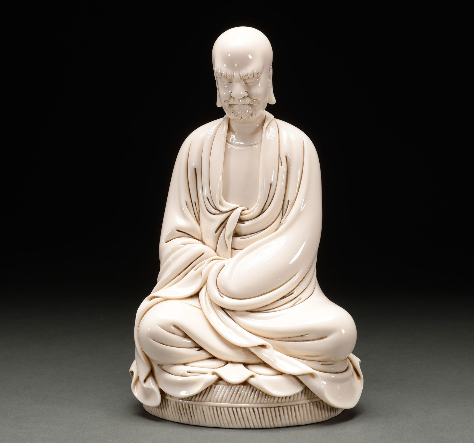 Arhat Statue in Dehua Kiln of Ming Dynasty (1 of 9)