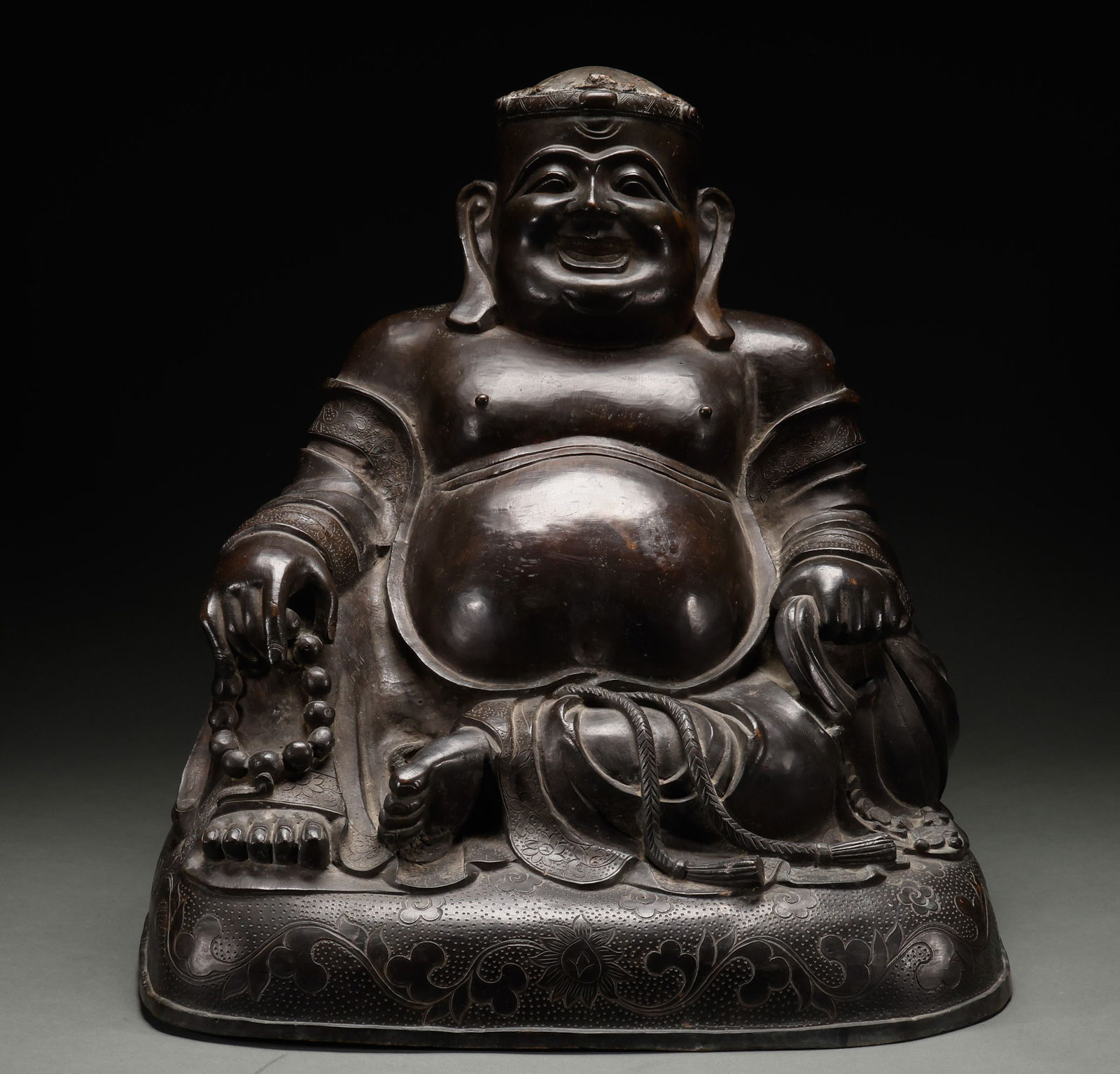 Bronze Maitreya Buddha Statue from the Qing Dynasty (1 of 11)