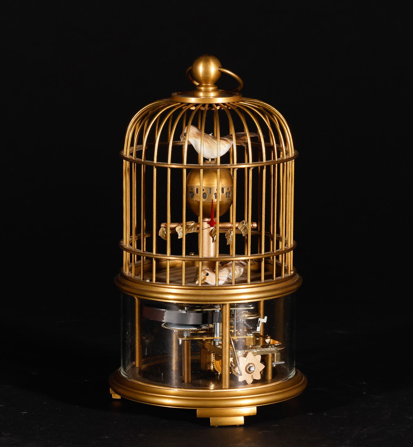 Old Tibetan European style Copper Gilded Golden Bell: Height: 22cm, Width: 12cm, Weight: 1190g