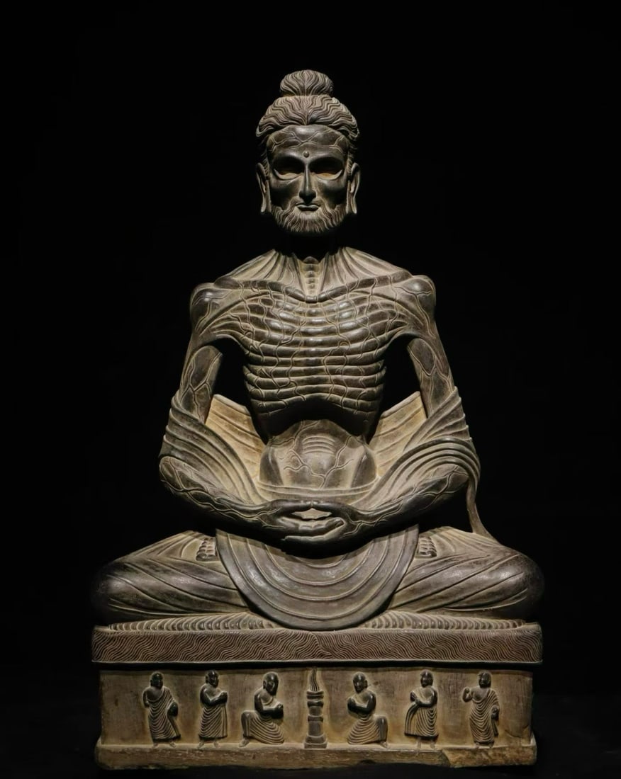 Before the Ming Dynasty, there were rock sculptures of Gandhara (1 of 9)