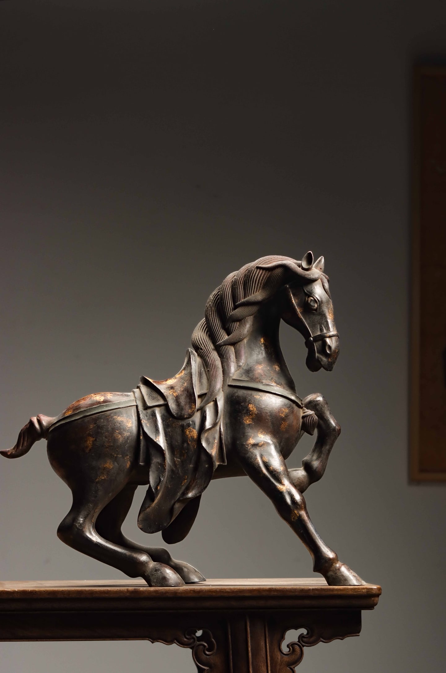 Qing Dynasty Copper Gilded Golden Horse (1 of 10)