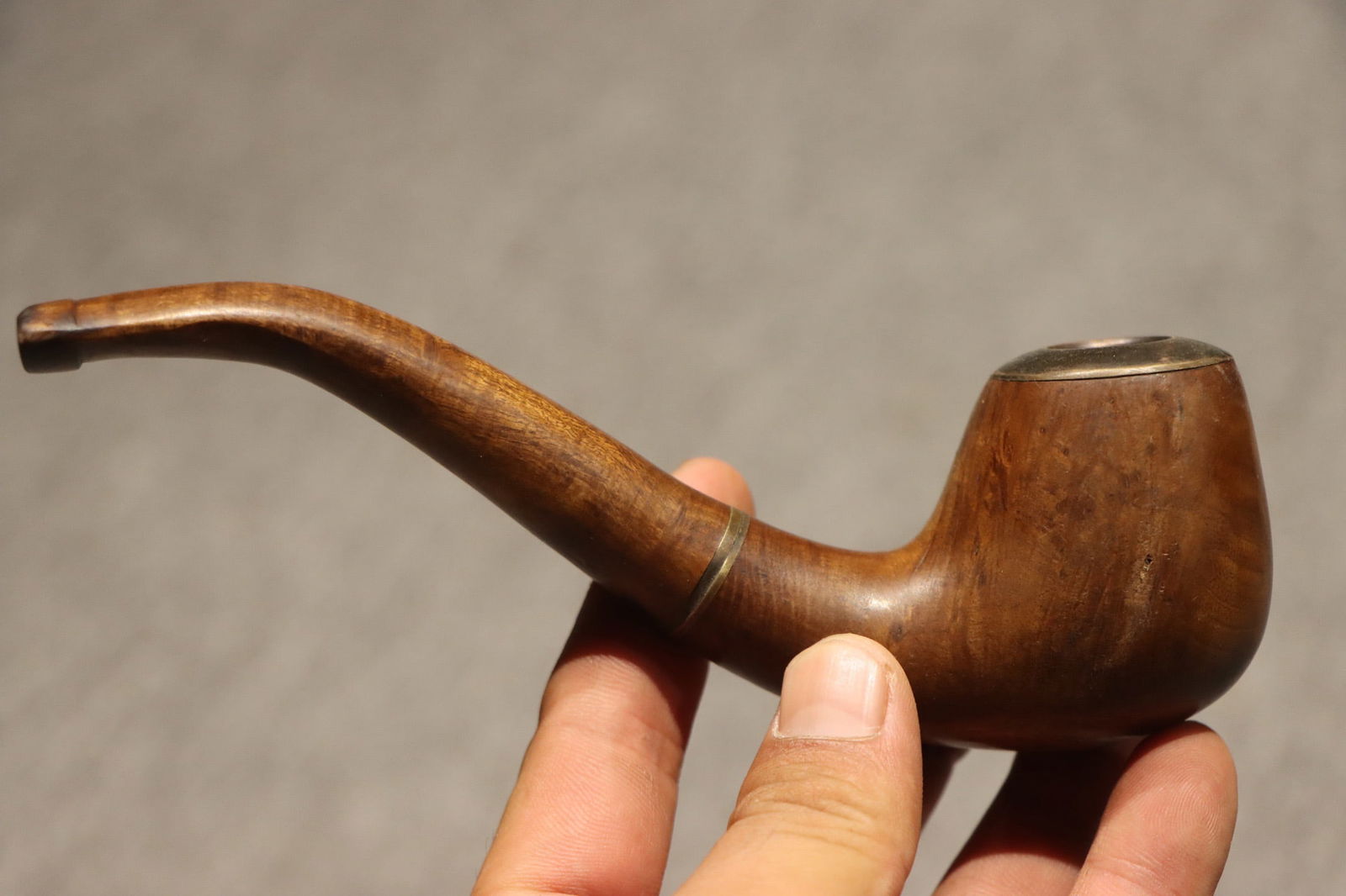 Huanghua Pear Pipe of the Republic of China: Length: 17cm,