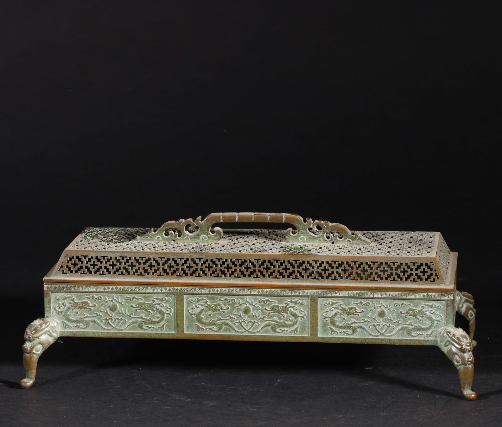Qing Dynasty Copper Ear Aromatherapy Stove (1 of 9)