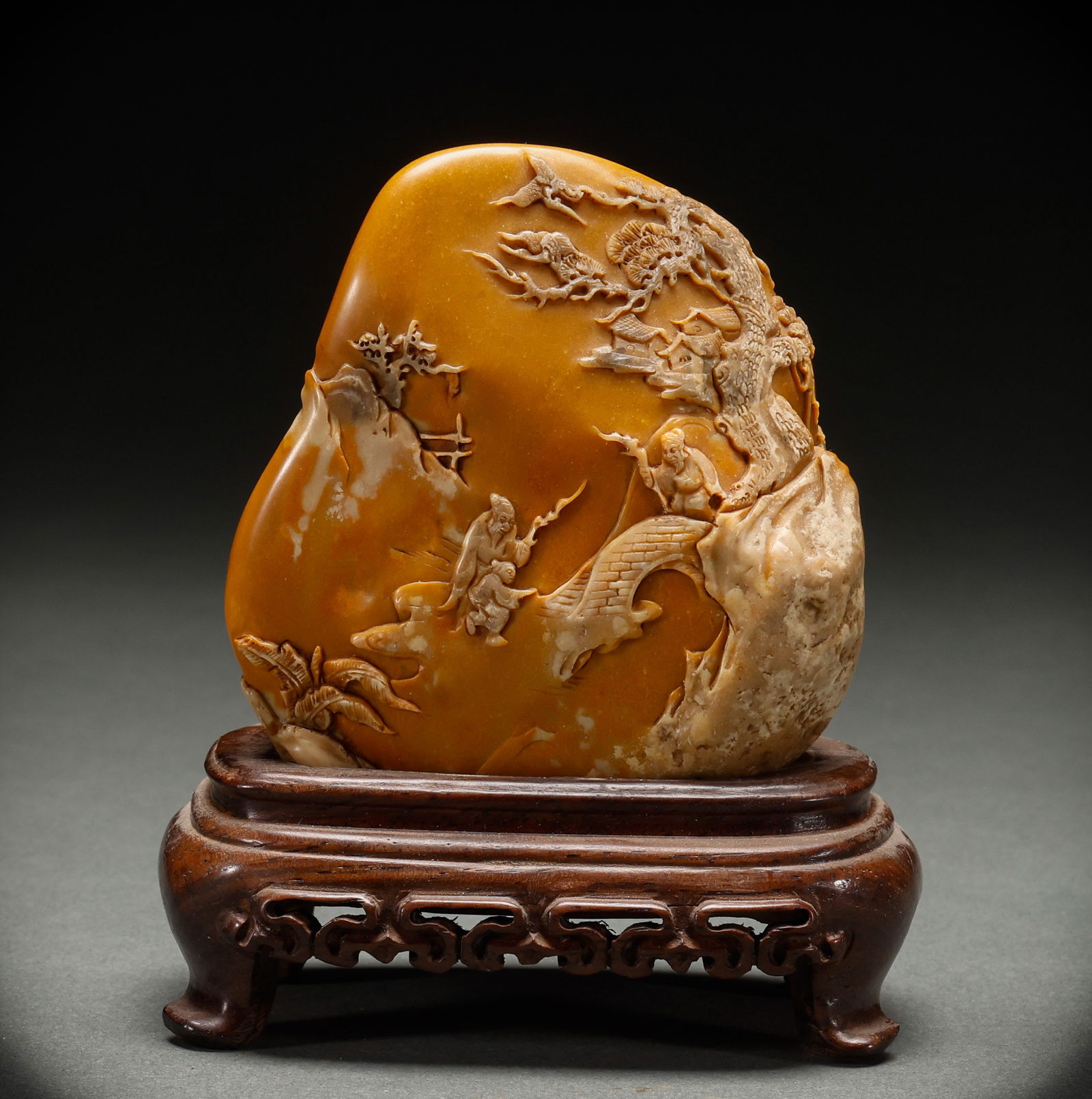 Qing Dynasty Shoushan Tian Huangshishanzi (1 of 8)