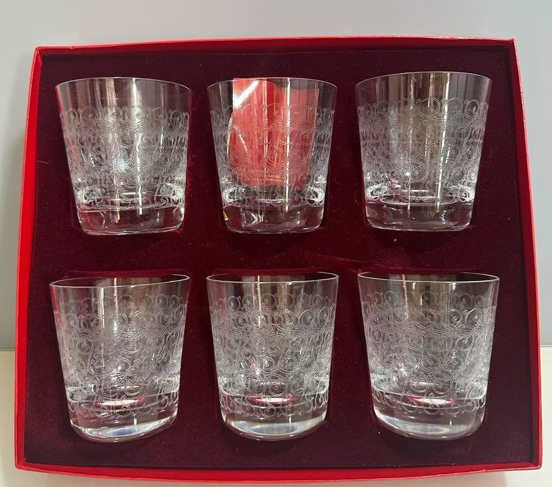 A set of Baccarat crystal cups (1 of 8)