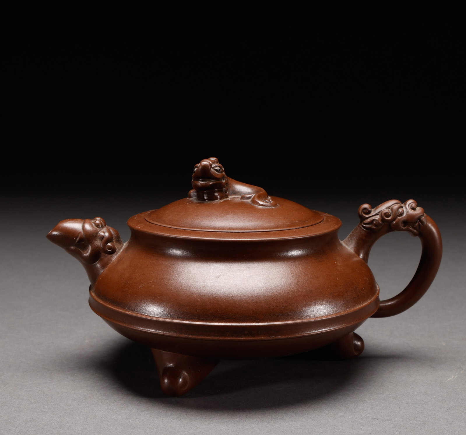 Qing or Republican purple clay teapot (1 of 6)