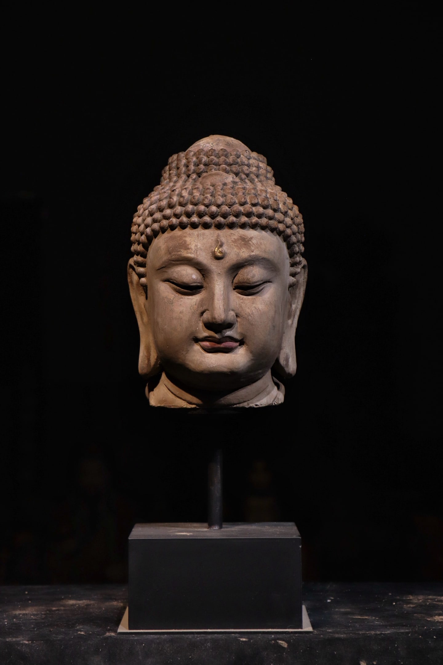 Wooden Buddha Head Statues Before Ming Dynasty (1 of 5)