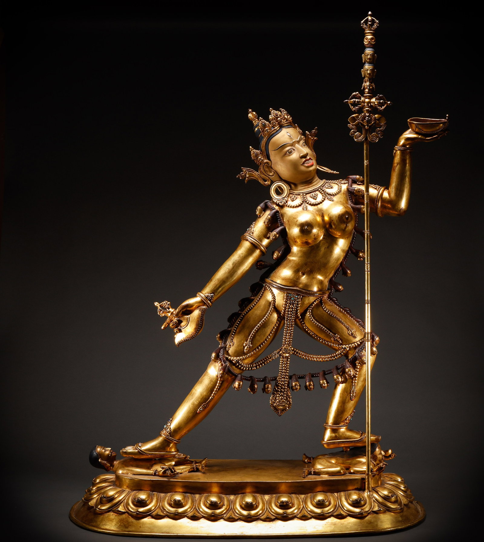 Bronze gilded Buddha statues from the Ming Dynasty (1 of 11)