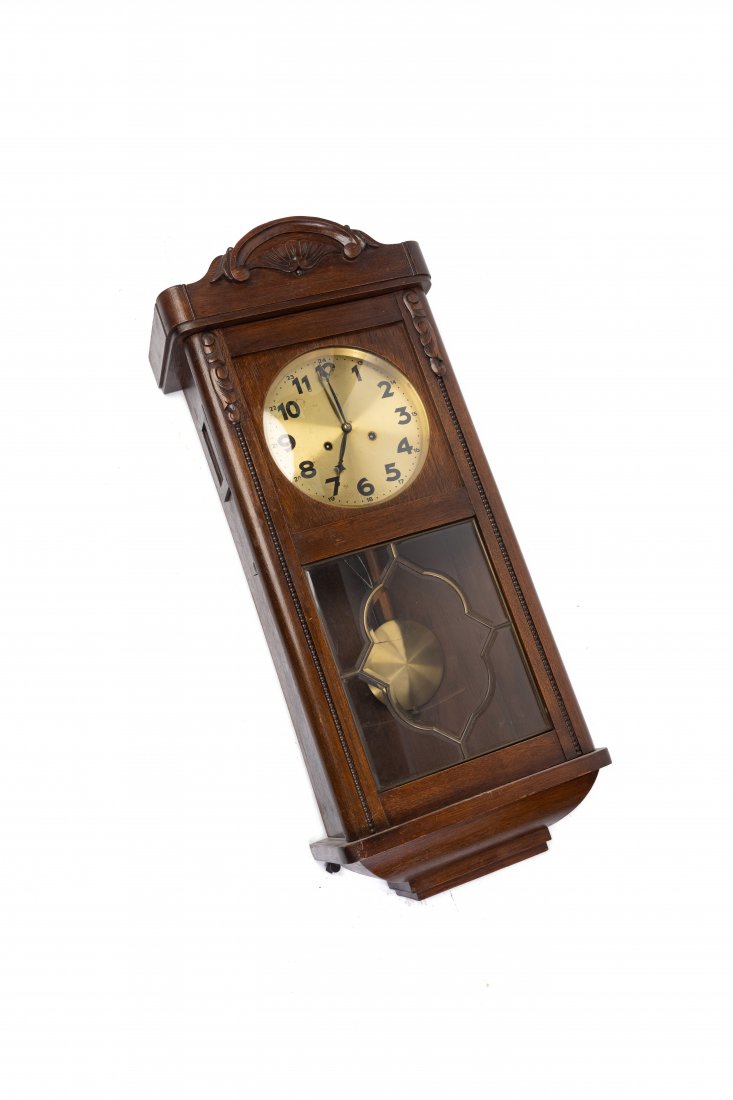 An antique walnut wall mount pendulum clock Jan 17, 2022 The