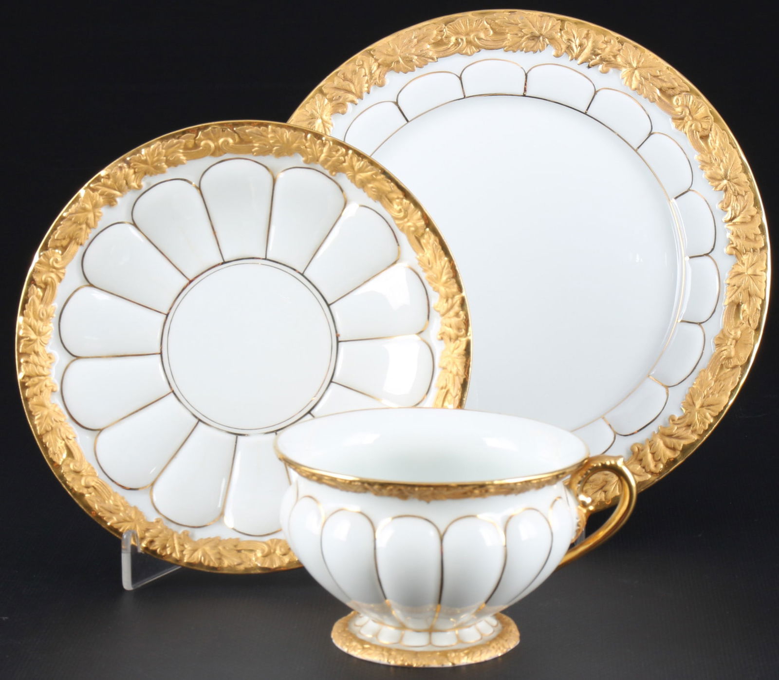 Meissen X-Form coffee place setting, (1 of 7)