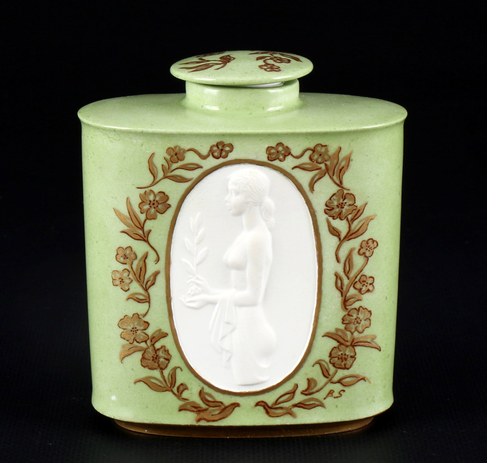 KPM Berlin Arkadia tea caddy - SCHÜTZ / PETRI, (1 of 8)