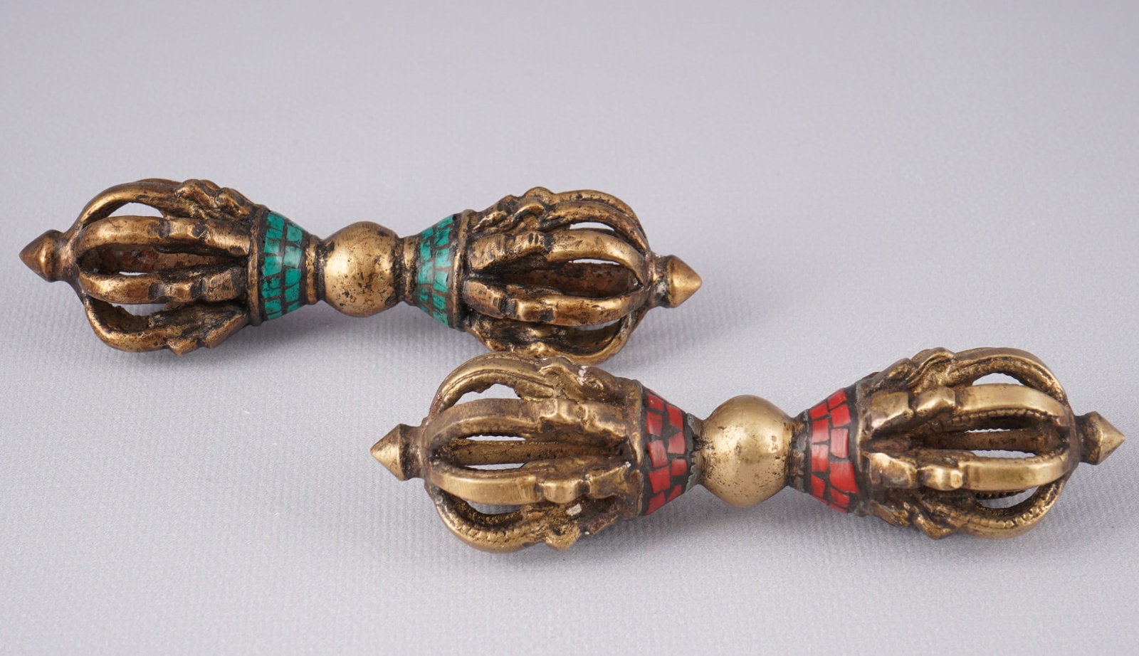 Three Buddhist ritual objects, Tibet, - 2
