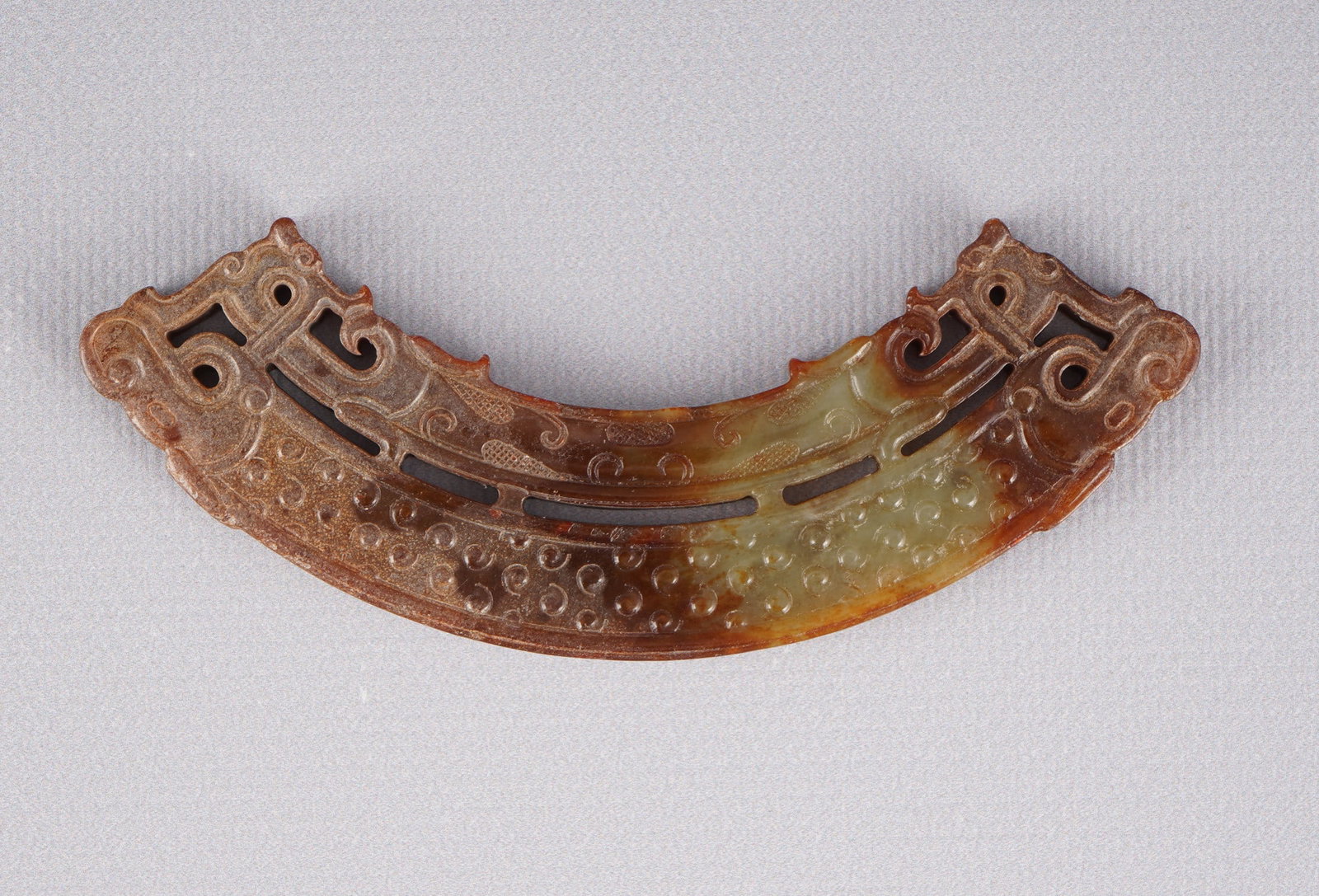 Three jade objects, China, - 4