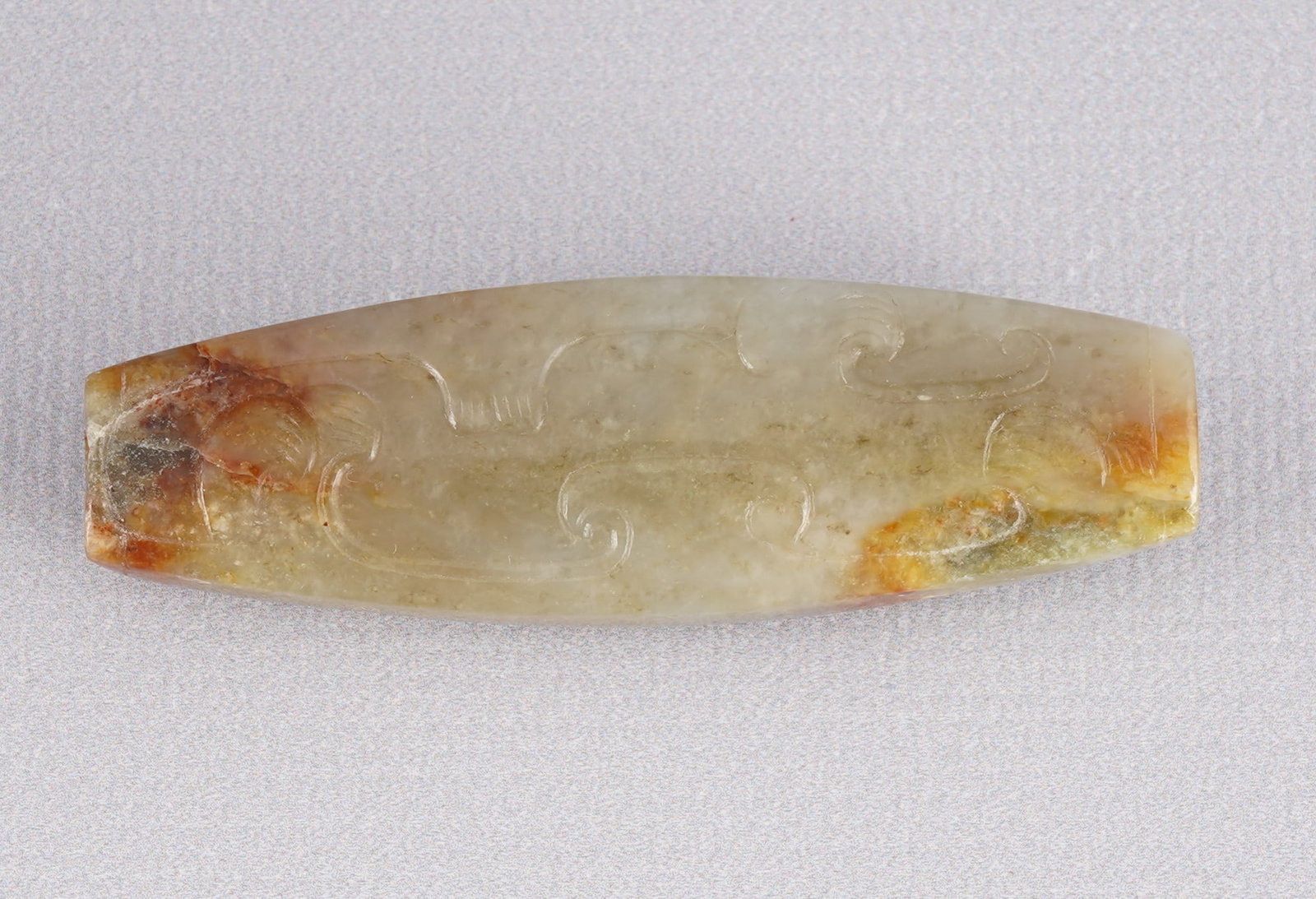 Three jade objects, China, - 6