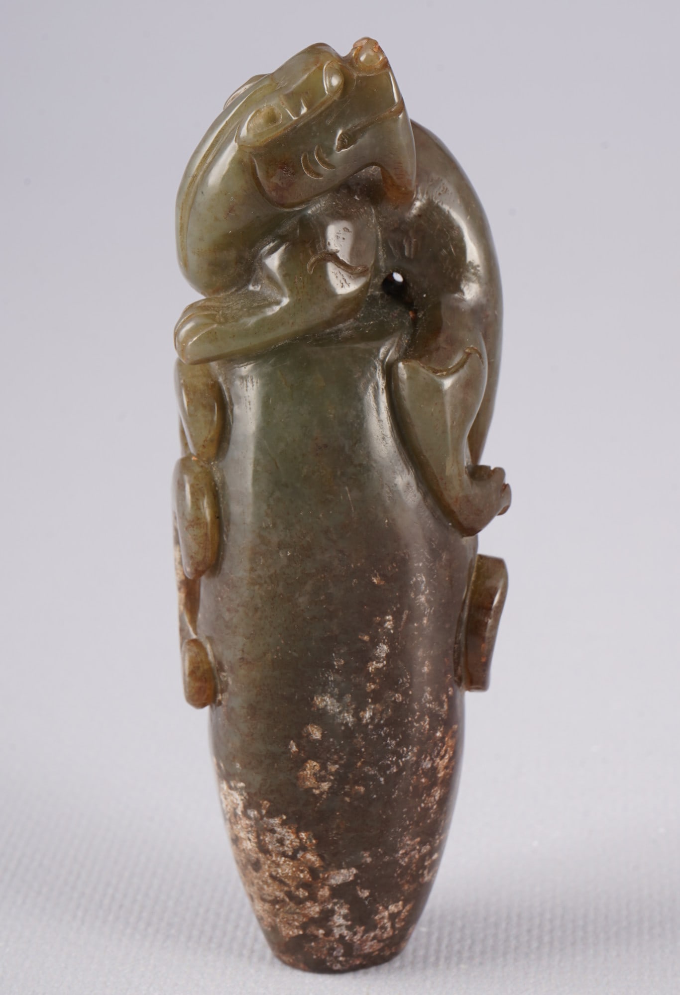 Three jade objects, China, - 7