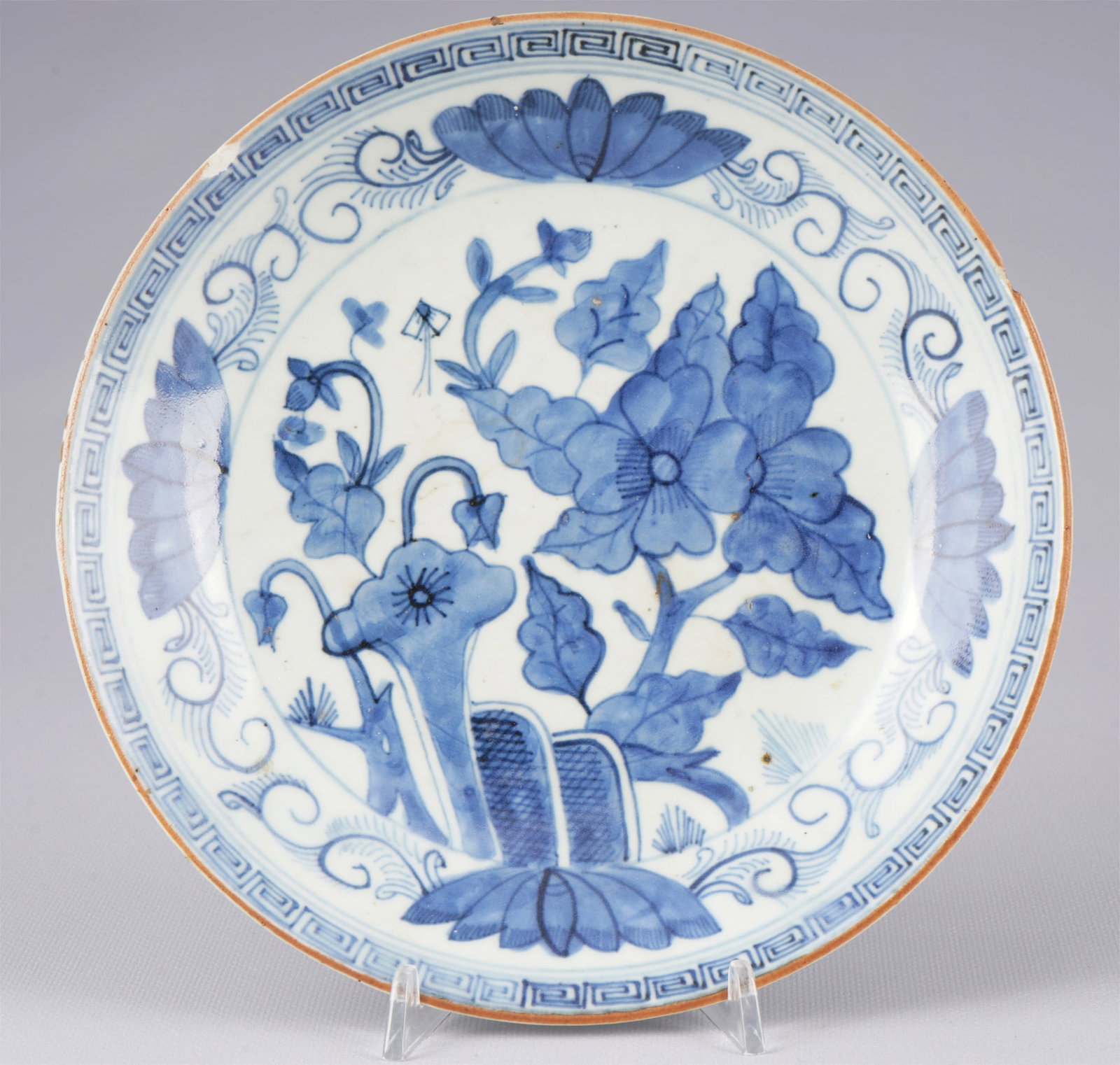 Blue and white plates, China Qing Dynasty, (1 of 6)