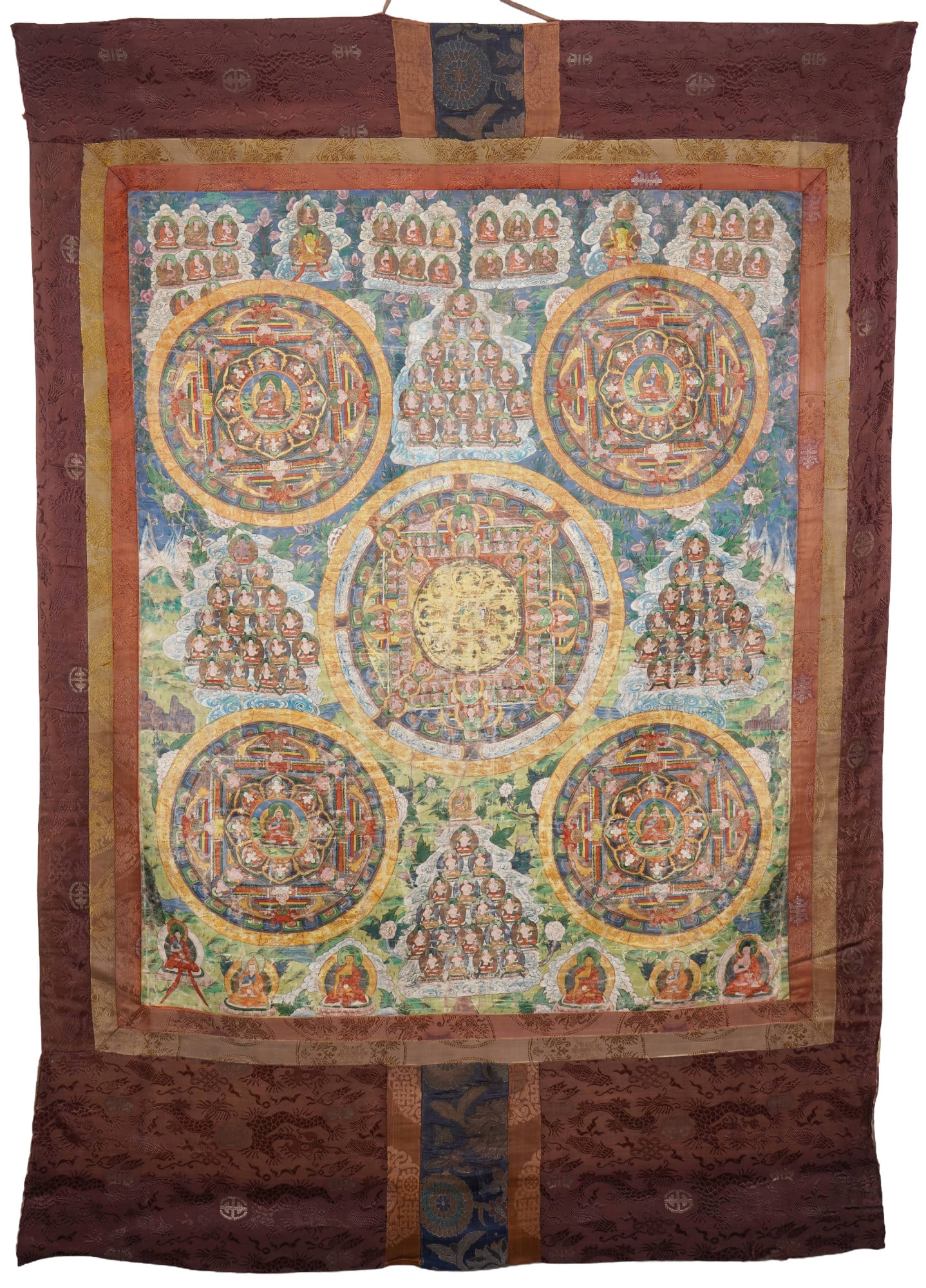Large-format Thangka, Tibet, 19th century (1 of 6)