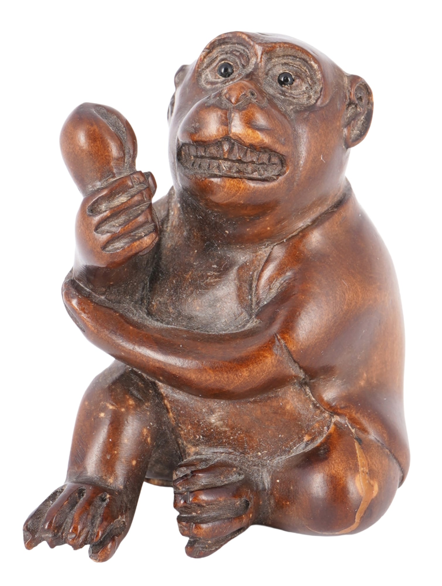 Netsuke Katabori Monkey, Japan, (1 of 6)