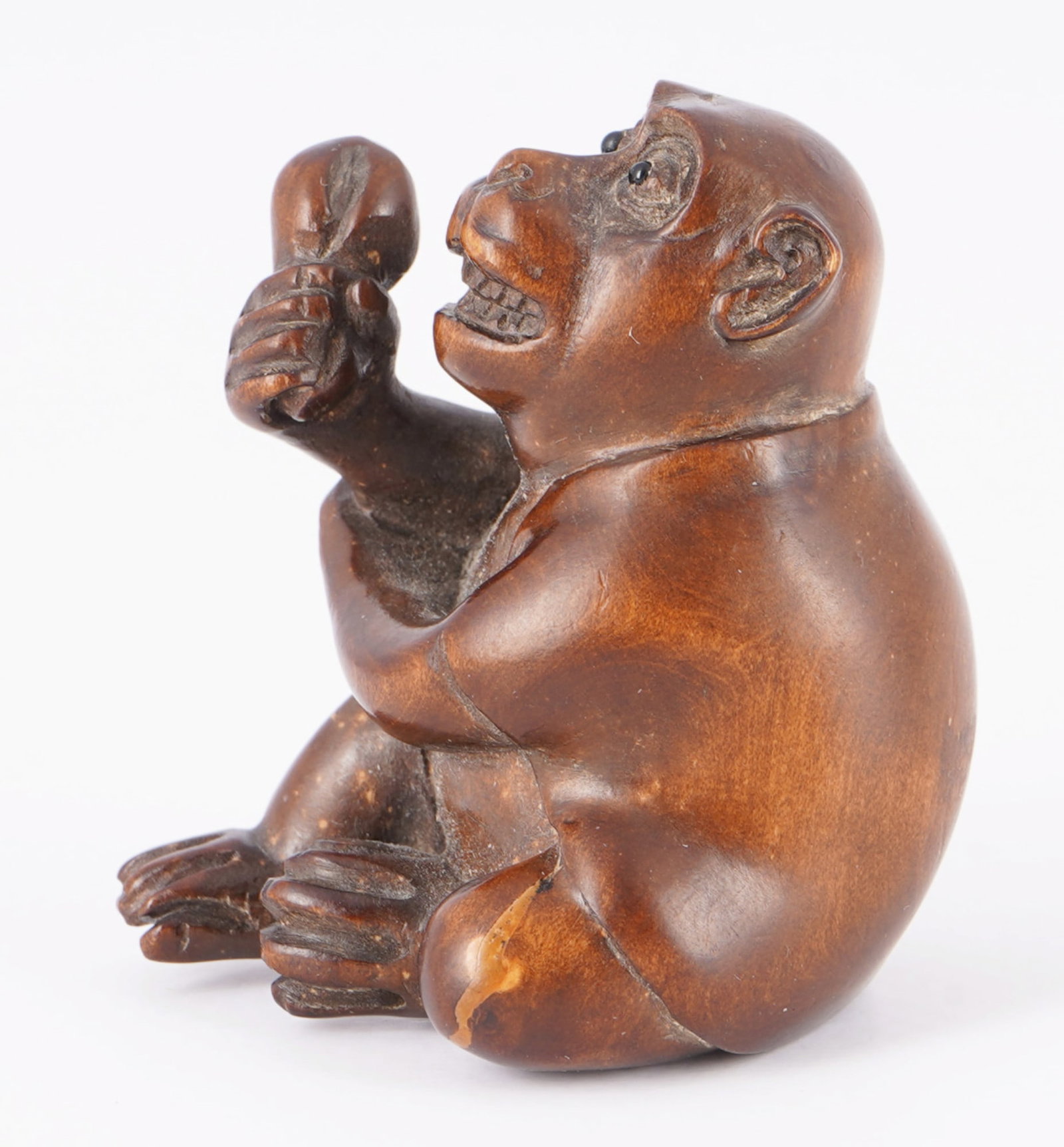Netsuke Katabori Monkey, Japan, - 5