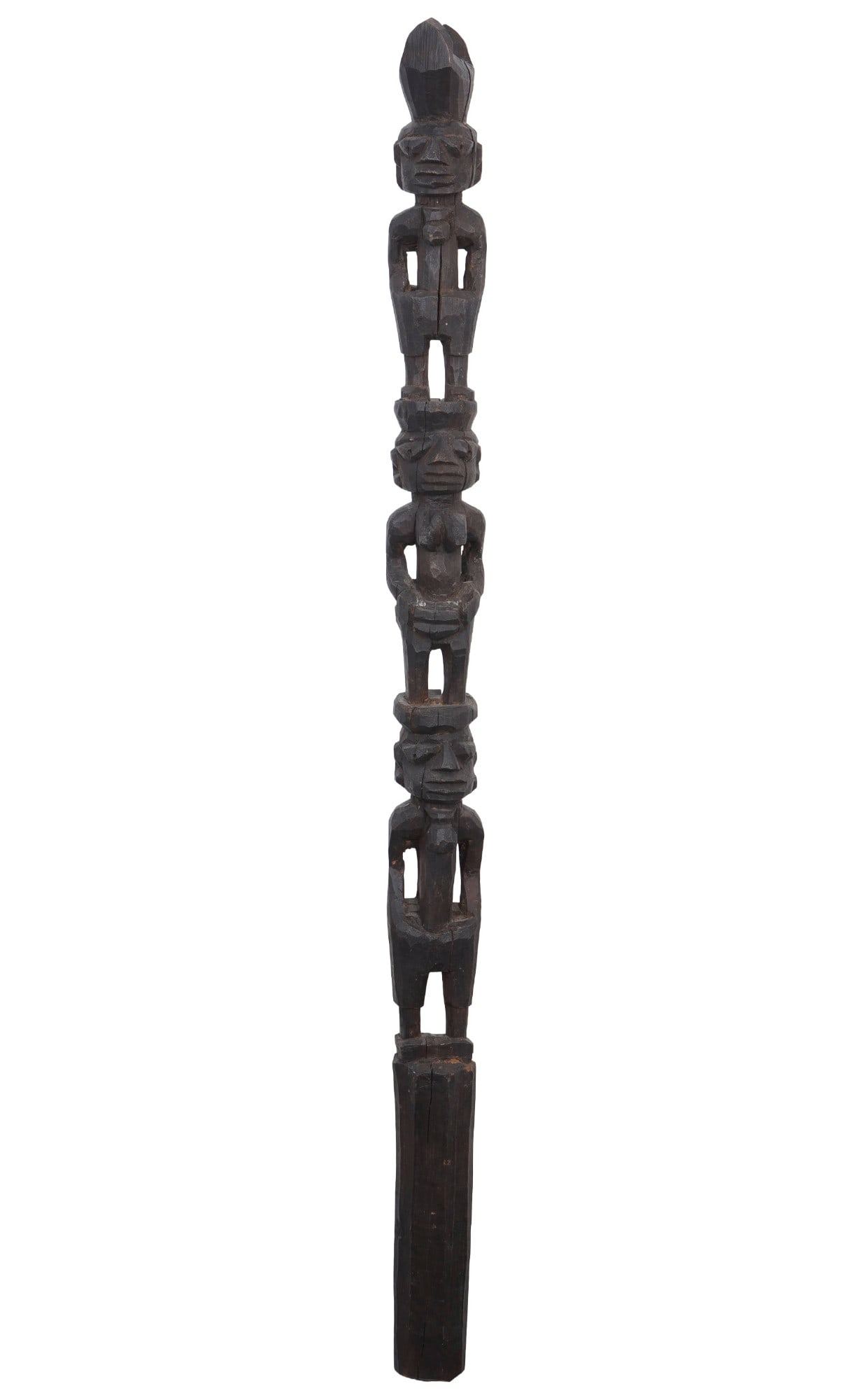 Ancestor pole/figure, probably Yoruba Nigerian (1 of 6)