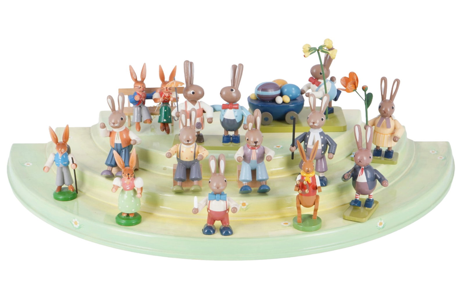 Erzgebirge easter bunnies with Wendt & Kühn meadow, (1 of 9)