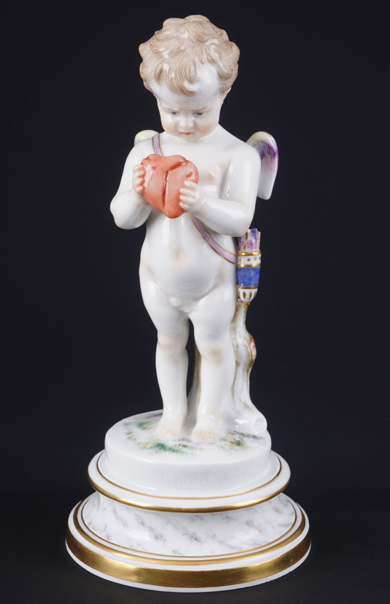 Meissen cupid in embarrassment 1st choice - Heinrich SCHWABE, (1 of 5)