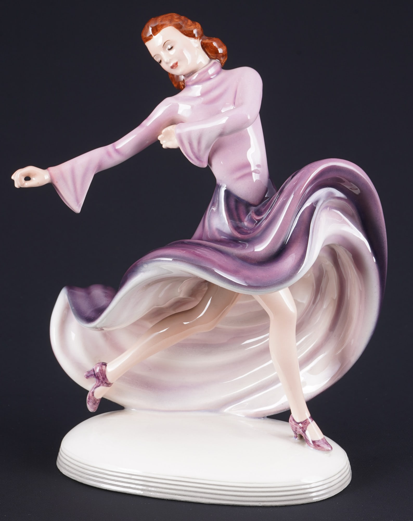 Stephan DAKON (1904-1992) female dancer - Wien Keramos, (1 of 6)