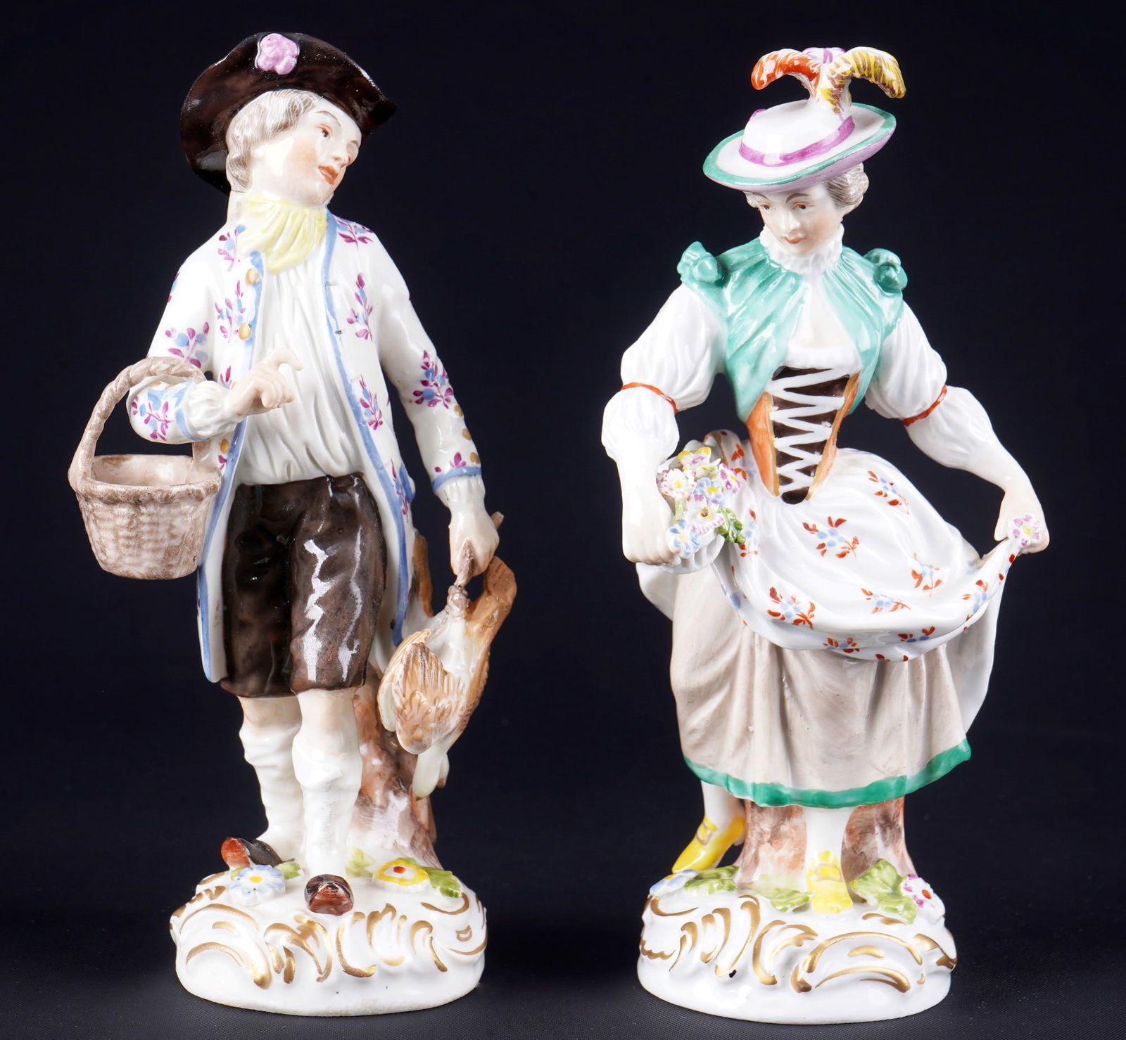 Ludwigsburg poultry merchant and flower seller - after Meissen Cris de Paris / Gardener's Child, (1 of 13)