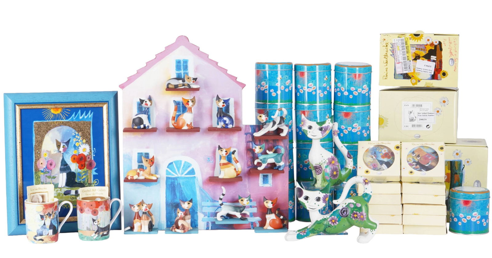 Rosina Wachtmeister (1939) extensive cat collection by Goebel, (1 of 6)