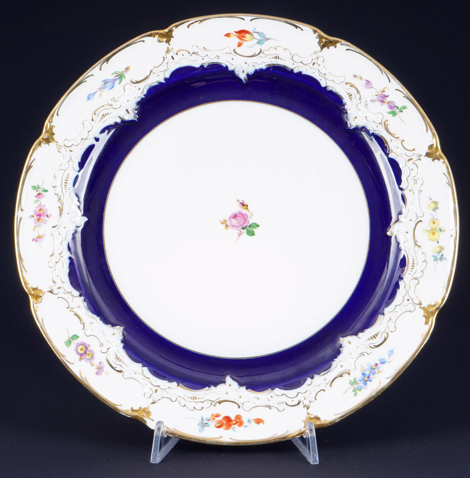 Meissen B-Form Flowers cake dish 1st choice, (1 of 4)