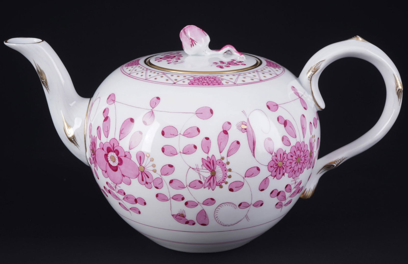 Meissen Indian Purple Rich tea pot 1st choice, (1 of 6)