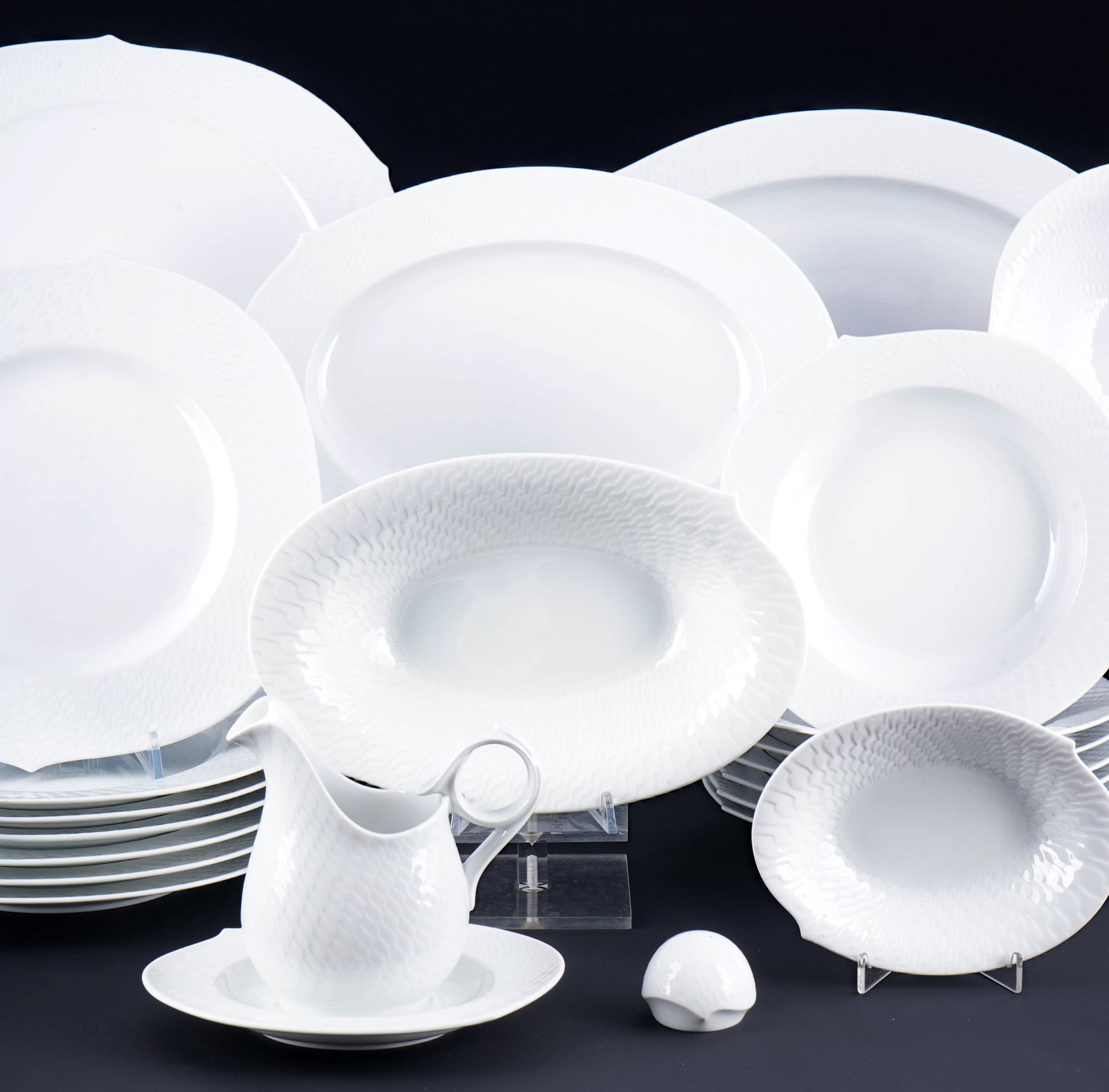Meissen Waves extensive dinnerware, - 3