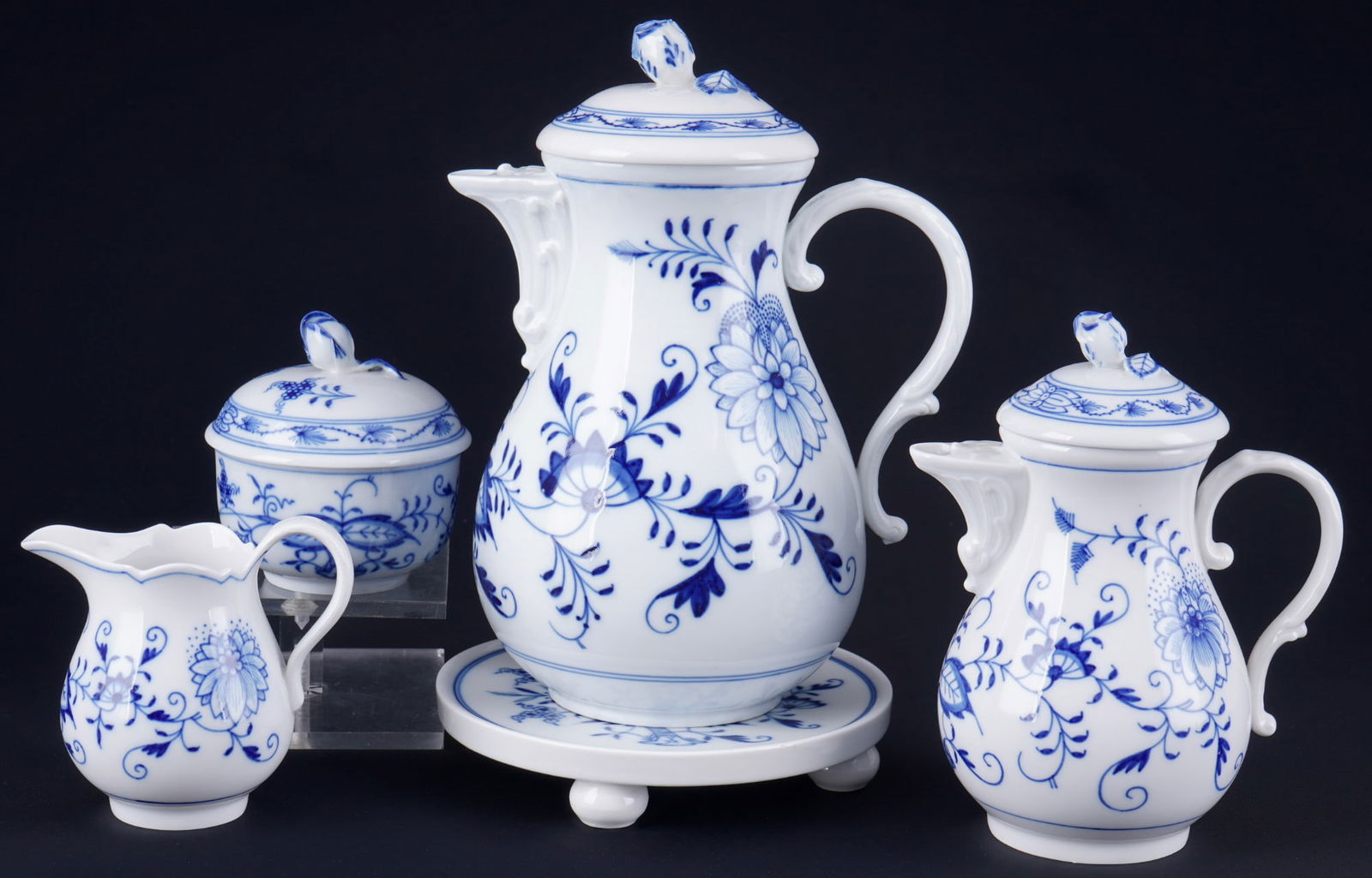 Meissen Blue Onion coffee / mocha set, (1 of 6)
