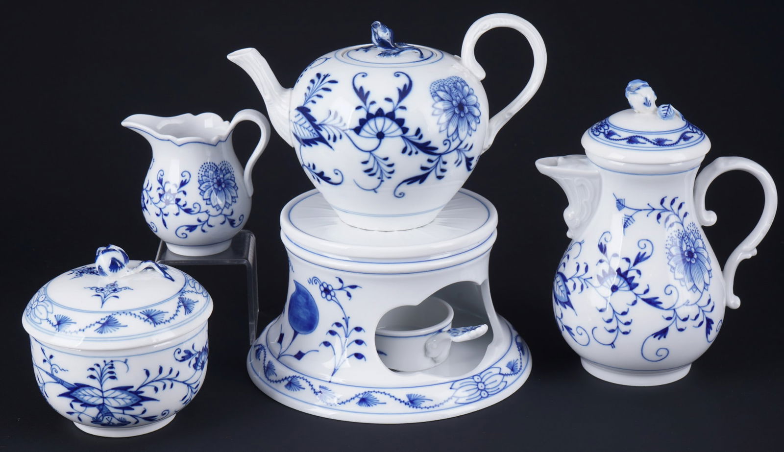 Meissen Blue Onion tea / mocha set, (1 of 9)