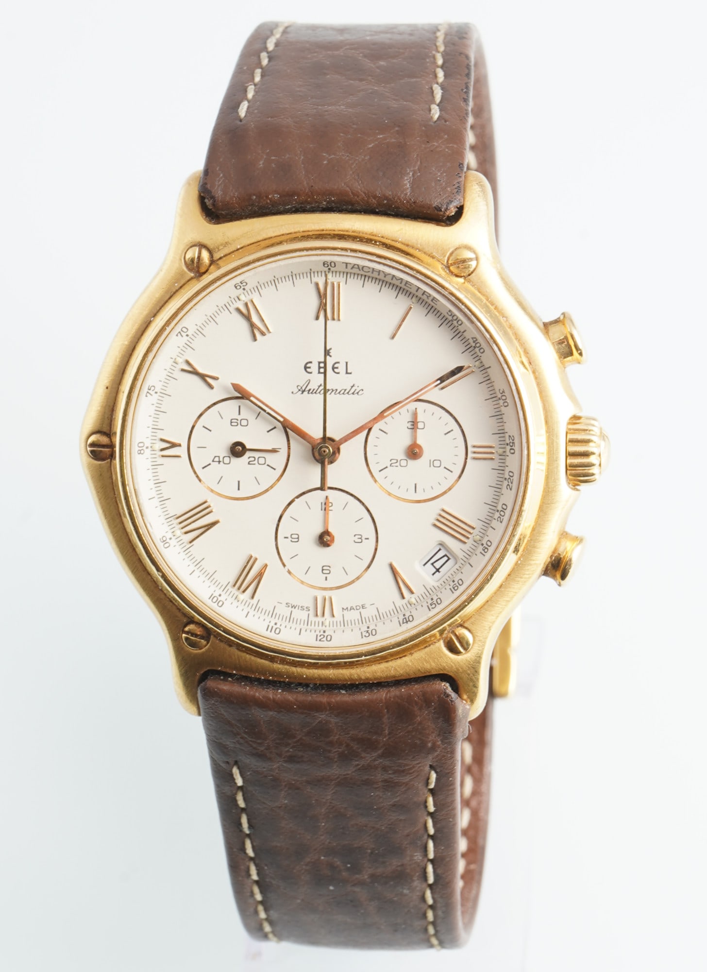 Ebel 1911 750 Gold Chronograph Men's Automatic Wristwatch (1 of 4)