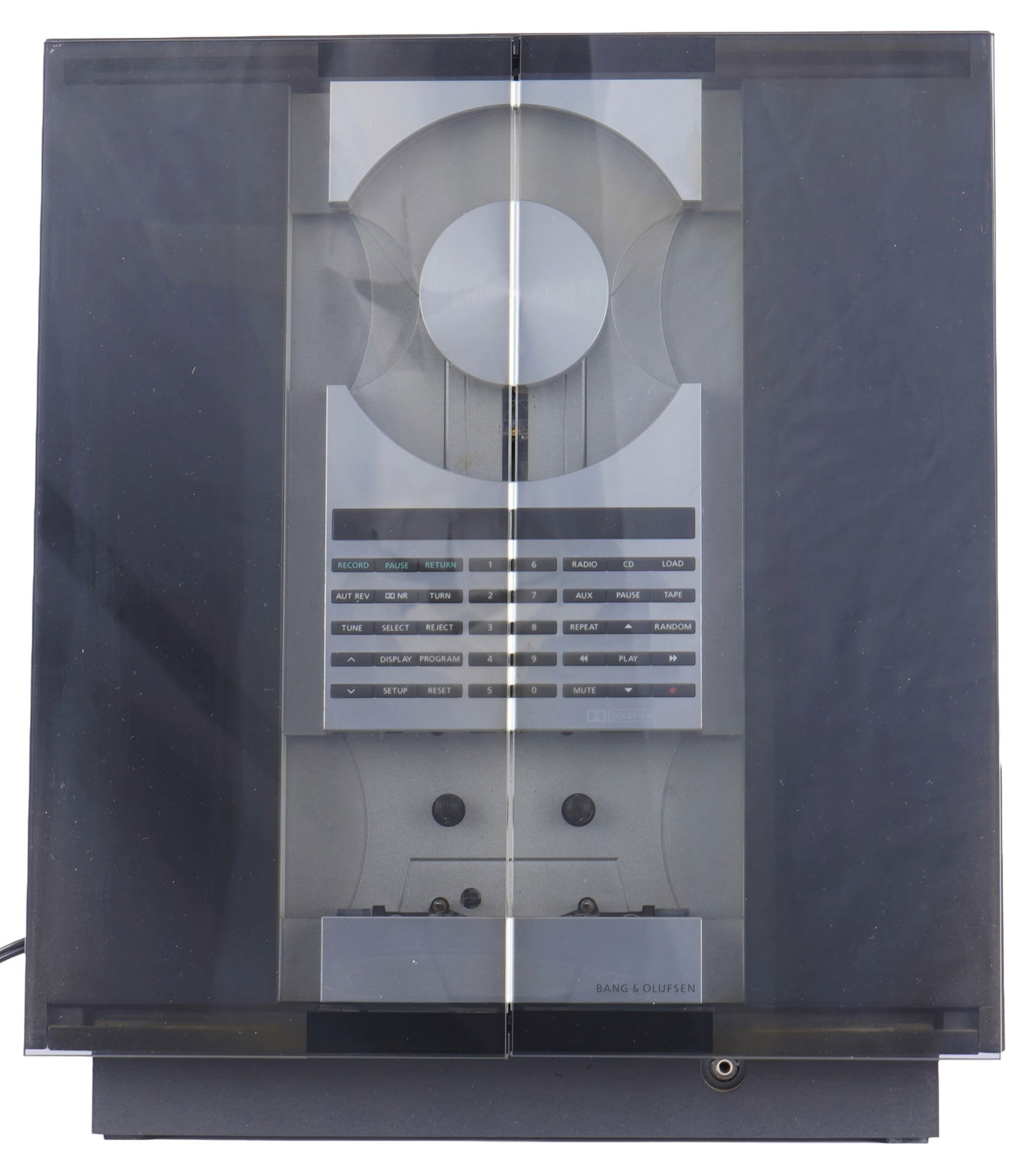 Bang & Olufsen BeoSound Ouverture,: H 36 cm x W 31.5 cm, untested as no power cable is included.