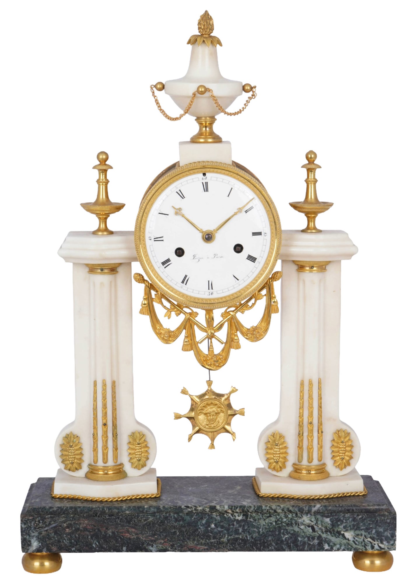 Large portal clock, France 1820-1850, (1 of 7)