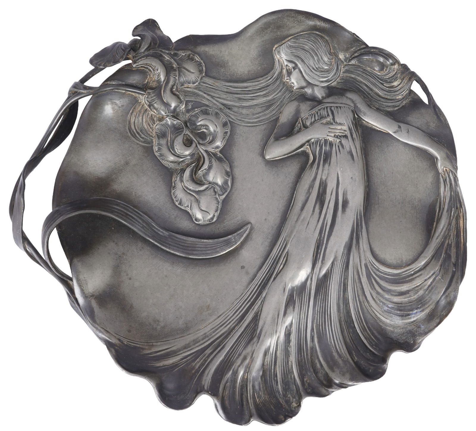 WMF Art Nouveau tray Albert Köhler around 1906, (1 of 5)