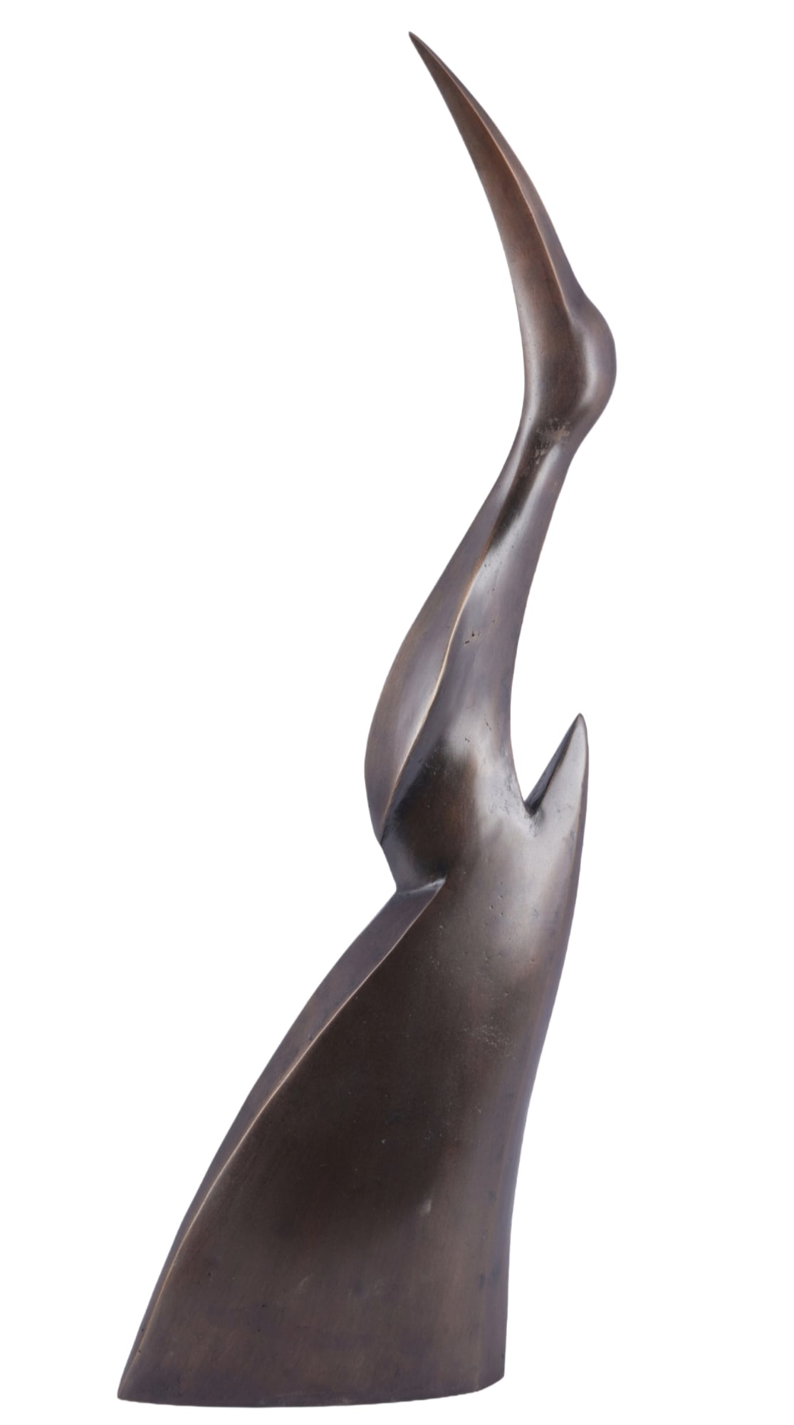 Monika WEX (*1964) bronze Protector, H 80 cm,: bronze, patinated, with foundry stamp Strassacker Kunstguss Süssen, designed by Monika Wex - german art teacher/sculptor, born 1964 in Lauingen on the Danube, limited edition 11/24, produced around