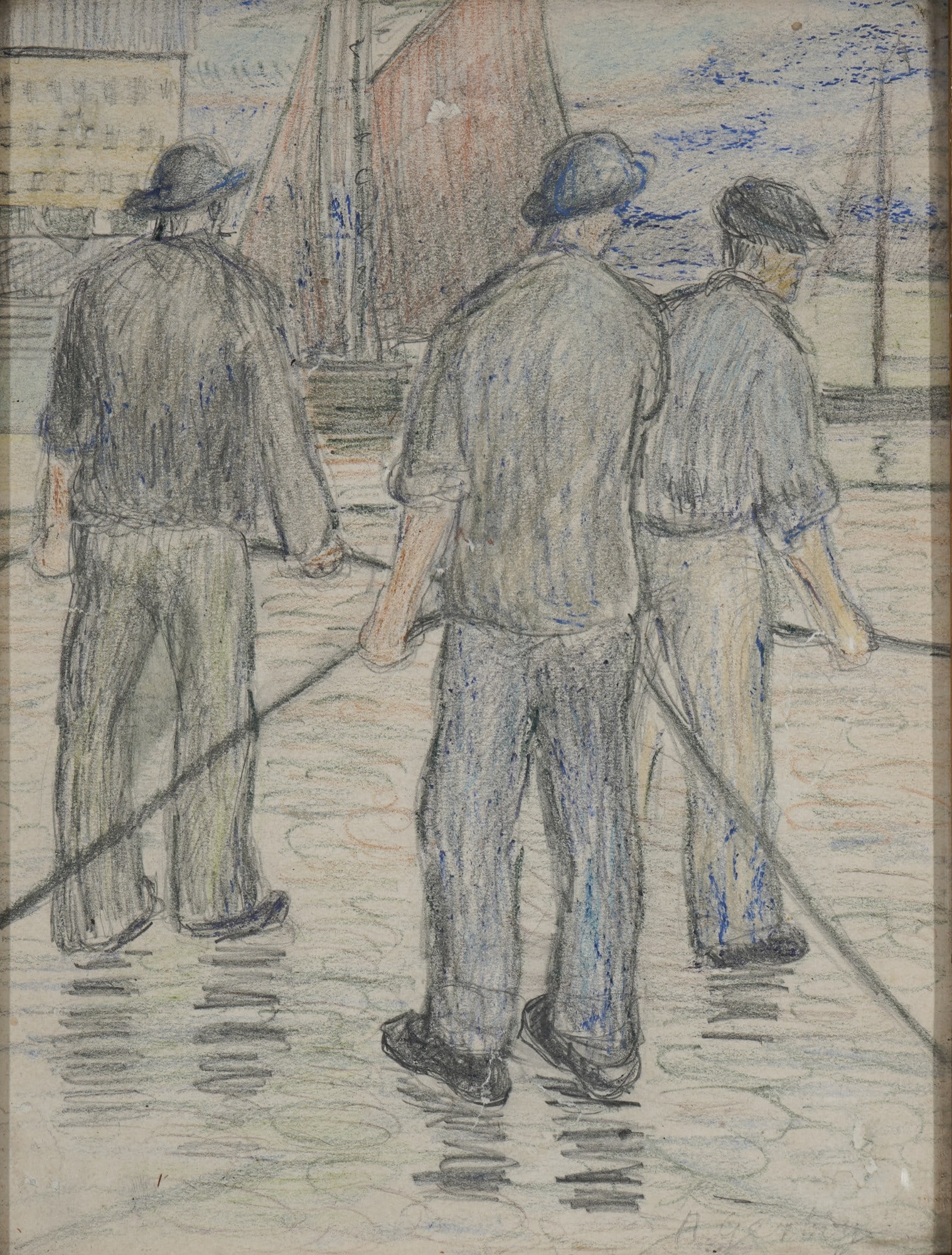 Alexander Gerbig (1878-1948) dockworker, (1 of 5)