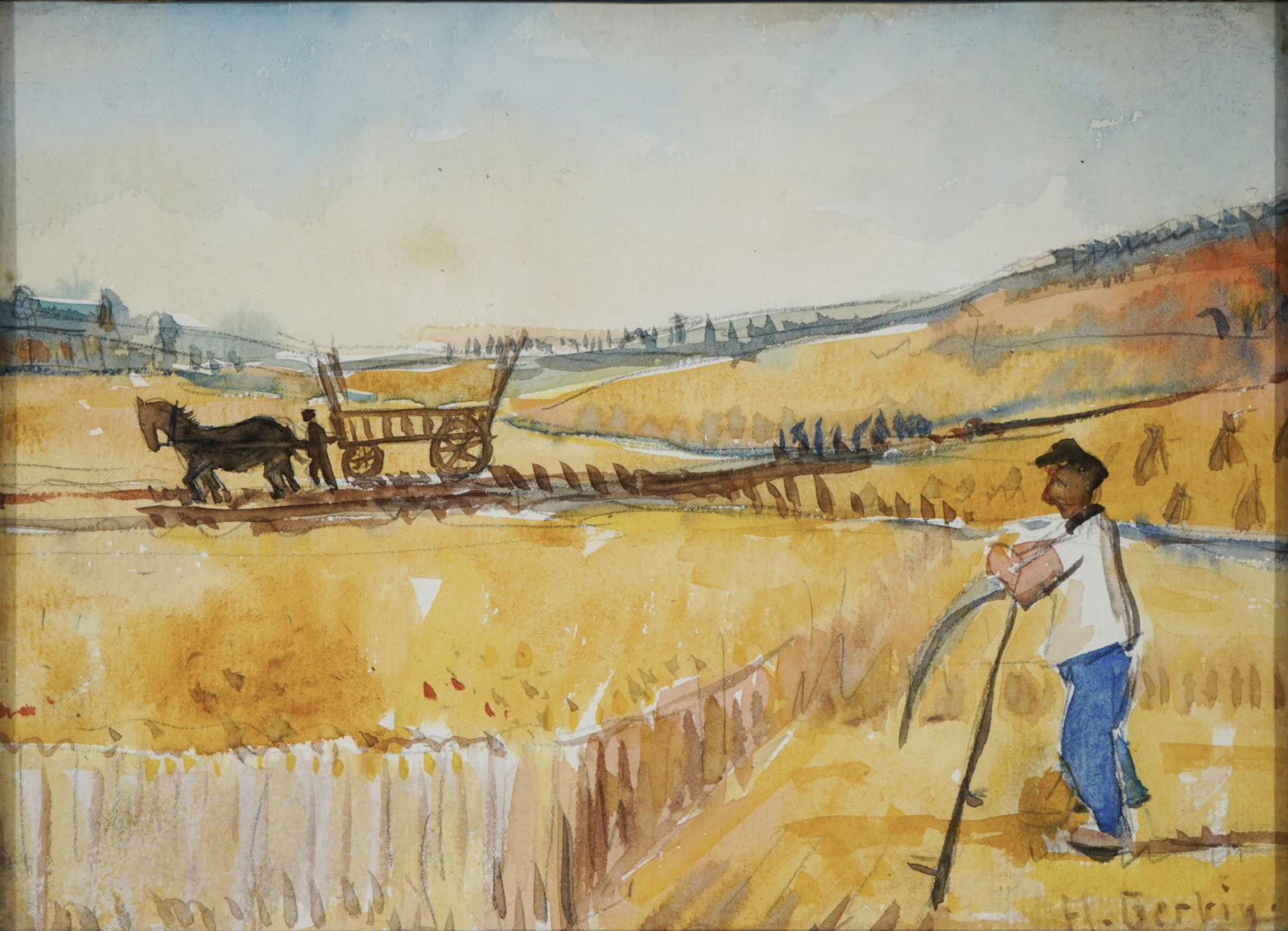 Alexander Gerbig (1878-1948) farm worker, (1 of 3)