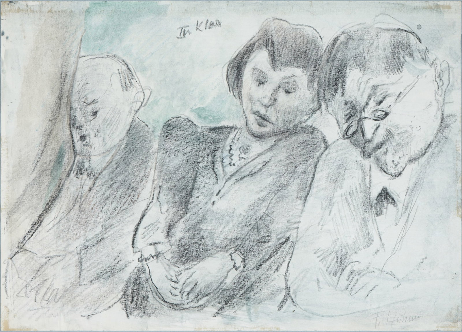 Fritz HUHNEN (1895-1981) The Sleeping Society in the Cinema, (1 of 4)