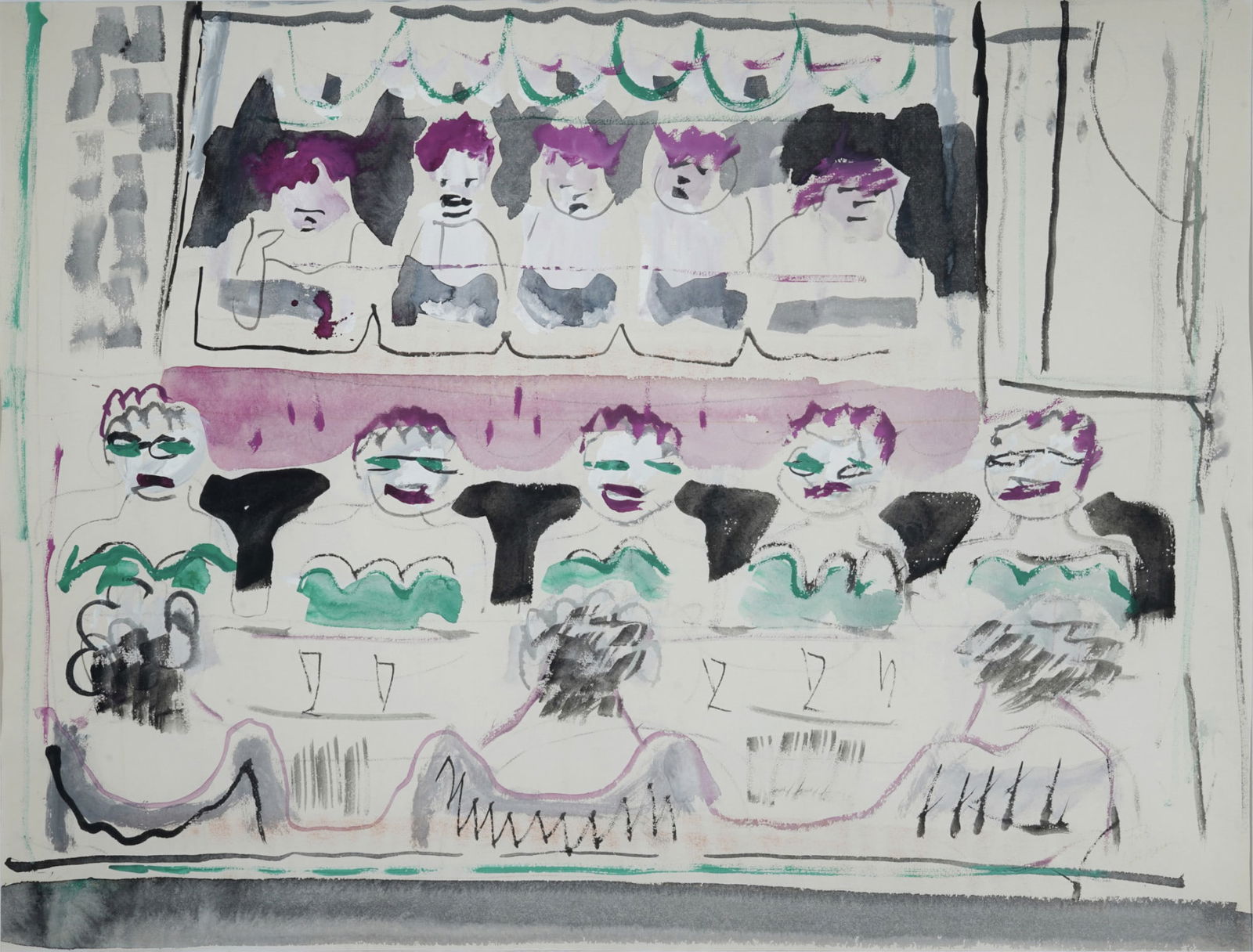 Fritz HUHNEN (1895-1981) Cultural Pleasure, (1 of 3)