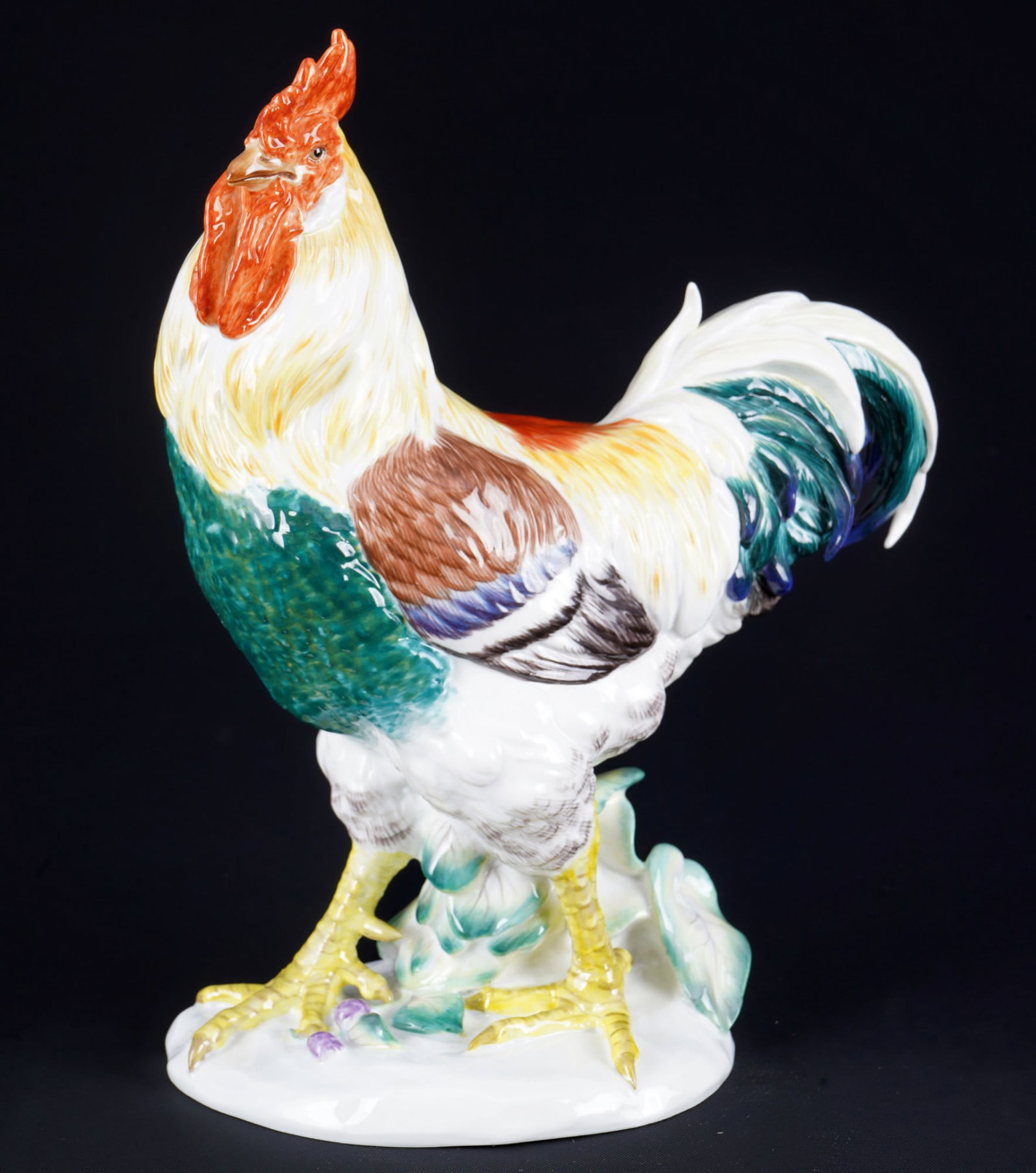 Meissen Rooster / Cockerel 1st choice - Erich HoeSEL, (1 of 7)