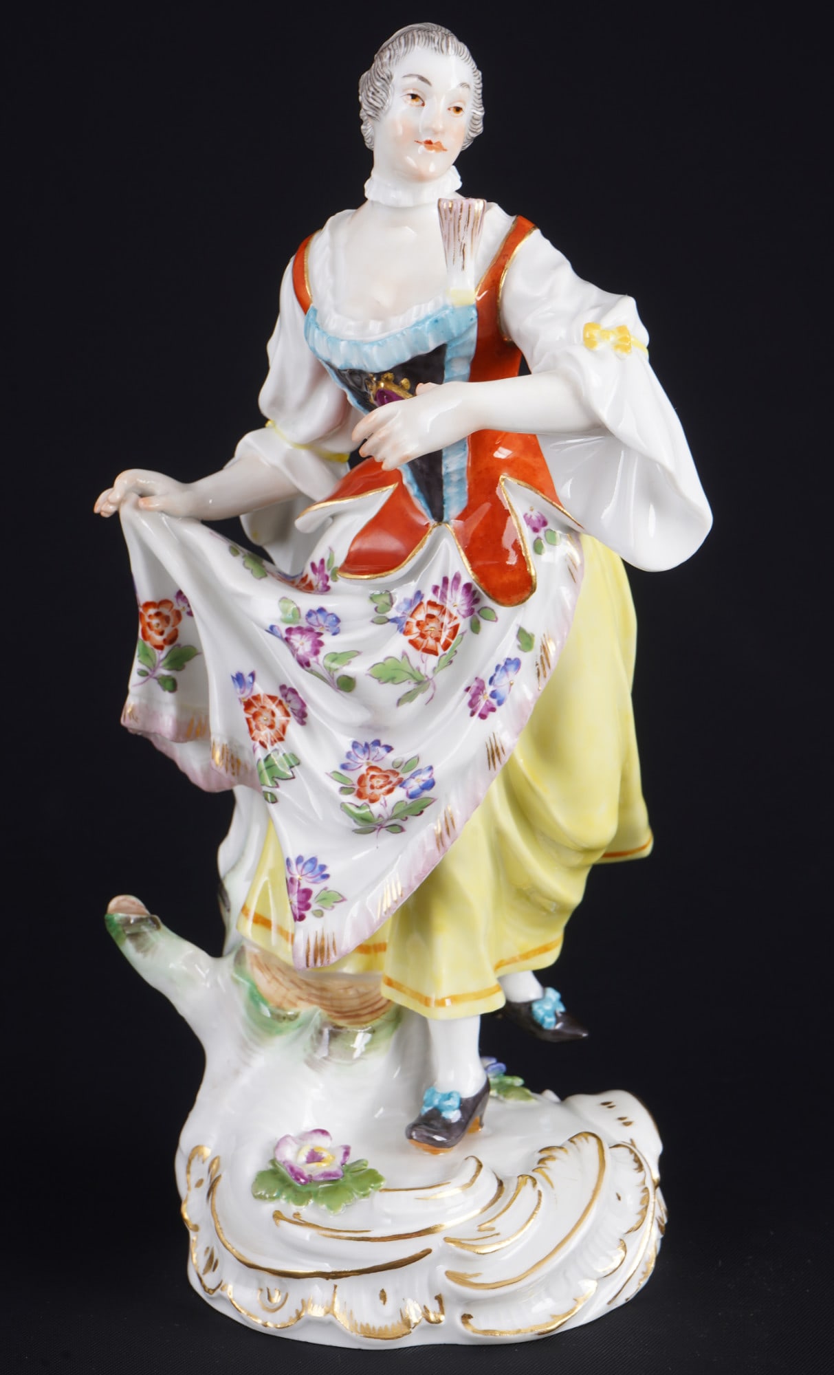 Meissen dancing shepherdess 1st choice - Friedrich Elias MEYER, (1 of 5)