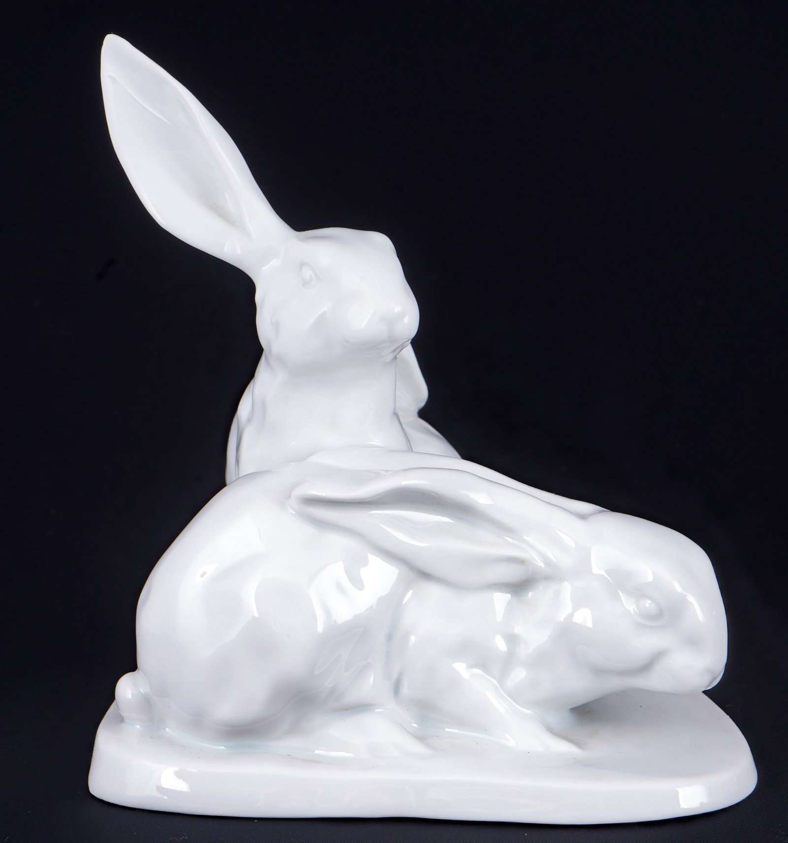 Herend White 7 figures, - 4