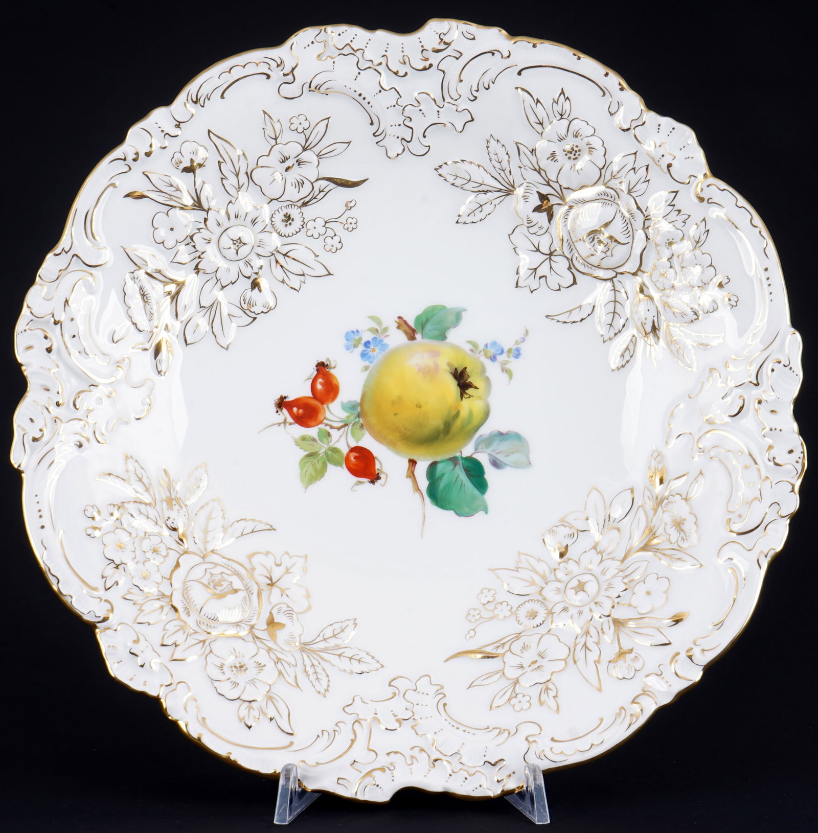 Meissen splendid bowl Fruits and Flowers 1st choice, (1 of 3)