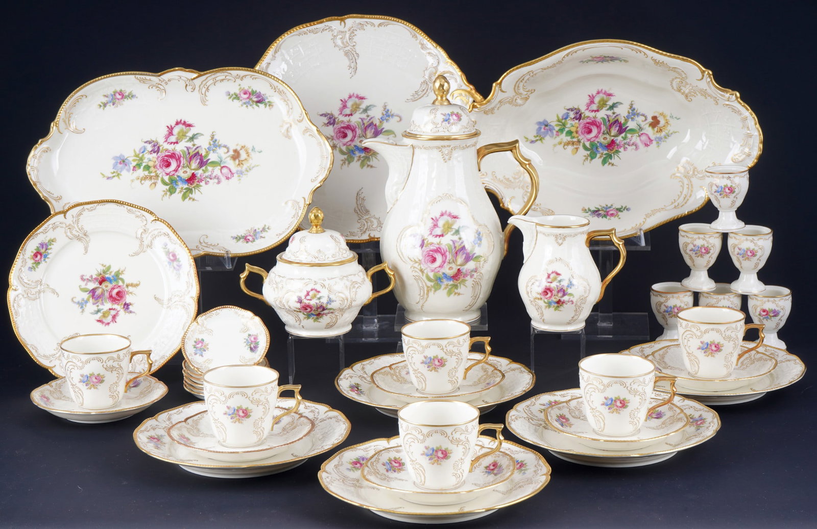 Rosenthal Sanssouci Diplomat Ivory coffee service for 6 persons, (1 of 10)